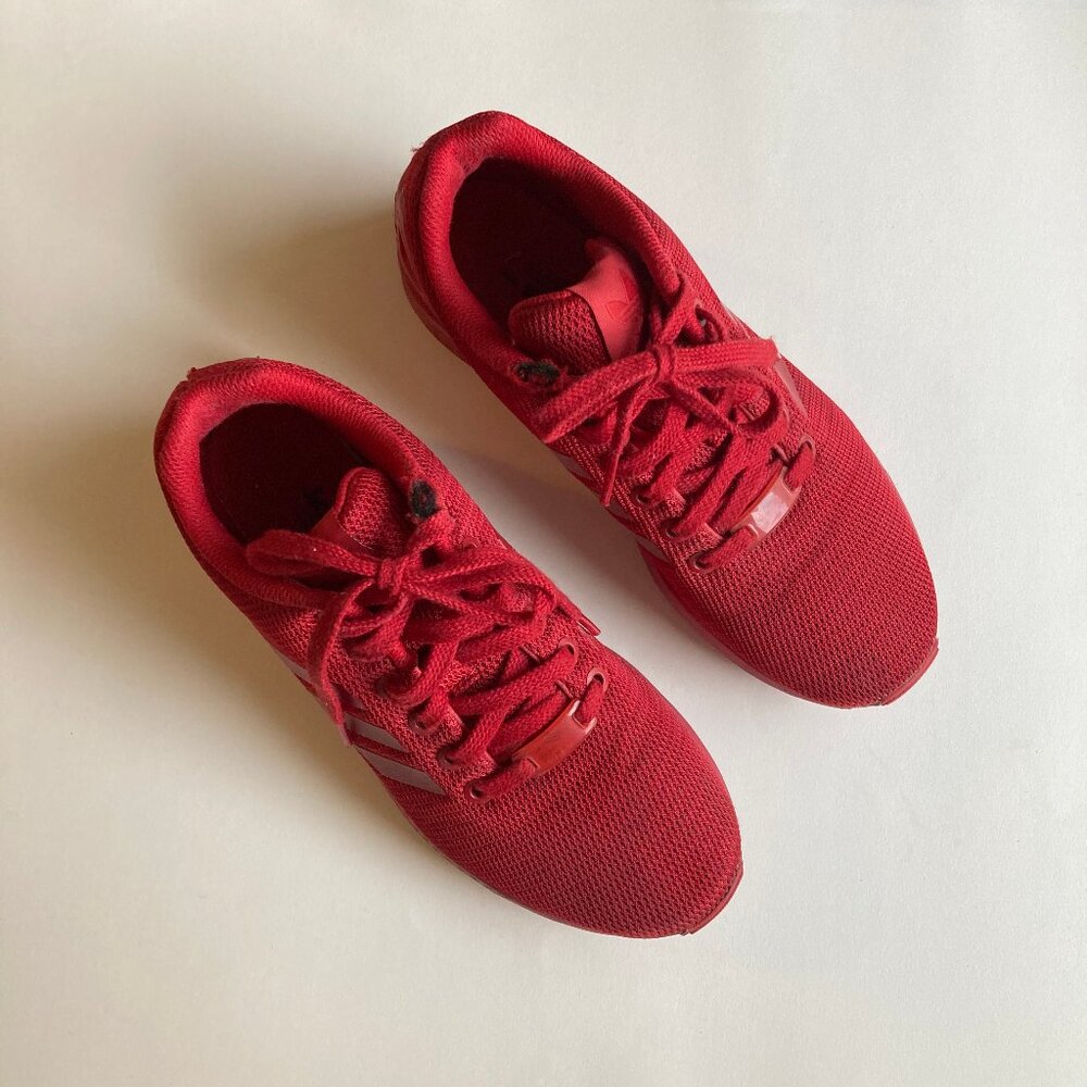 Adidas Red Torsion Sneakers